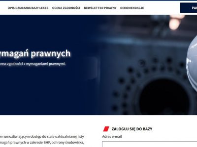 Baza wymagań prawnych - lexes.pl
